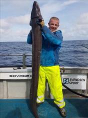 47 lb Conger Eel by Kevin McKie