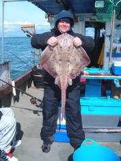 15 lb 14 oz Undulate Ray by Unknown