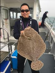 9 lb Turbot by Dave Lam