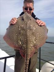 11 lb 3 oz Thornback Ray by Barry