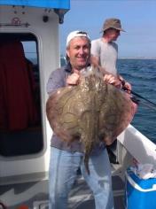 15 lb 10 oz Undulate Ray by Rob Burgin
