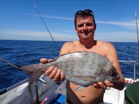 4 lb Black Sea Bream by Unknown