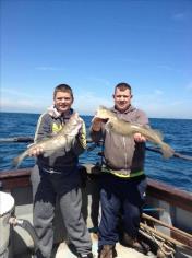 7 lb Cod by Rob and Connor, doing it for the dad`s and Son`s.