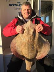 22 lb 13 oz Undulate Ray by Steve Juggins