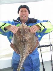 11 lb 8 oz Thornback Ray by barry woods