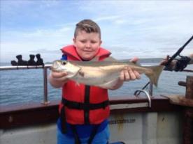 3 lb Pollock by Leon's PB pollock on his 1st boat trip