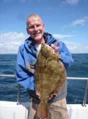 6 lb 9 oz Plaice by Simon Hague