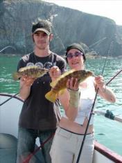 2 lb Ballan Wrasse by Carl & Annie