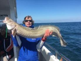 24 lb 4 oz Ling by Tom O'Gorman