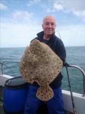 11 lb 8 oz Turbot by Nigel Daw