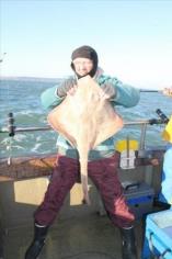 14 lb 8 oz Undulate Ray by Unknown
