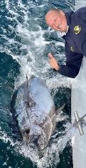 480 lb Bluefin Tuna by Cyril williams