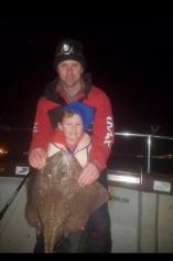 8 lb Thornback Ray by R + R D father & son top angling