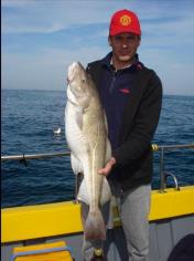 17 lb 2 oz Cod by Man from Lithuania