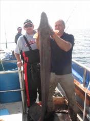 52 lb Conger Eel by Kevin