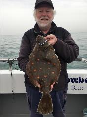 4 lb 4 oz Plaice by Trevor Pegg