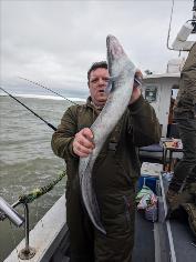 11 lb Conger Eel by Dan