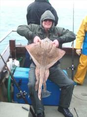 15 lb 5 oz Undulate Ray by Unknown