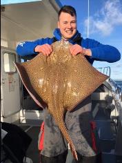 30 lb 1 oz Blonde Ray by Phil Rogers