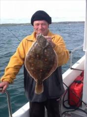 4 lb 7 oz Plaice by Ian Underwood