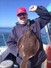4 lb 4 oz Plaice by Steve Moore