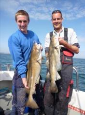 11 lb Cod by Andy G & Fluffy