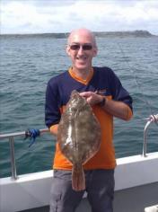 4 lb 9 oz Plaice by Steve Donne