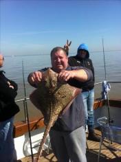 12 lb Thornback Ray by Unknown