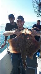 12 lb 4 oz Undulate Ray by Unknown