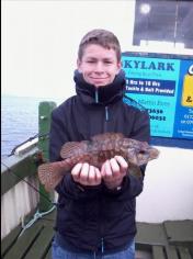 1 lb 8 oz Ballan Wrasse by Dan Lomax