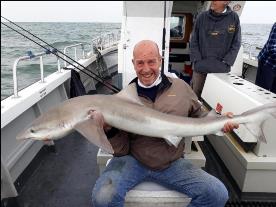 40 lb Tope by Mark Hayes with his first Tope