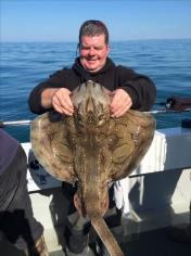 15 lb Undulate Ray by Lloyd Hayes