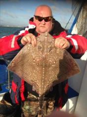 12 lb 2 oz Thornback Ray by Darren.
