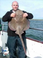 16 lb 2 oz Thornback Ray by Mike Green