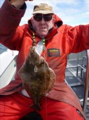 3 lb 12 oz Plaice by Richard Diprose