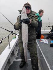 16 lb Conger Eel by Leon