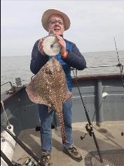 14 lb Thornback Ray by Marek  Kotowski