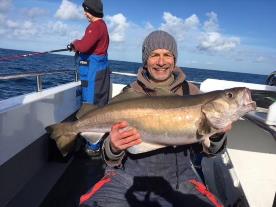 13 lb Pollock by Rick Hawkins