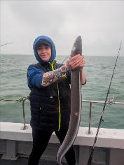 8 lb Conger Eel by Beth