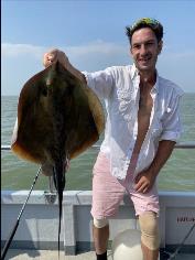 16 lb 7 oz Stingray (Common) by Unknown