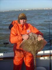 11 lb Thornback Ray by mike