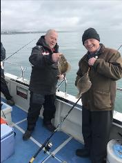 2 lb Plaice by Pete and Keith