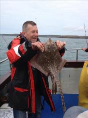 6 lb 8 oz Thornback Ray by Pontardawe Athletics Club