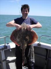 13 lb 8 oz Undulate Ray by Ian Roscow