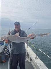 10 lb 5 oz Starry Smooth-hound by John the feet