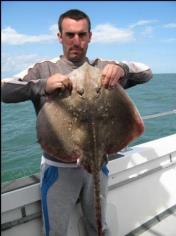 12 lb 8 oz Thornback Ray by Barry Gildders
