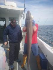 63 lb Conger Eel by Mike White