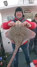 9 lb Thornback Ray by Unknown