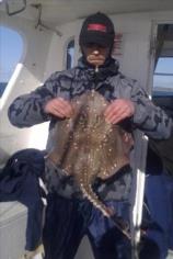 8 lb Thornback Ray by Carl Burns