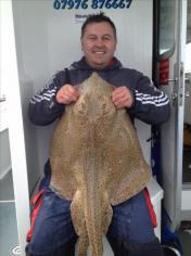 22 lb 8 oz Blonde Ray by Gary Legge